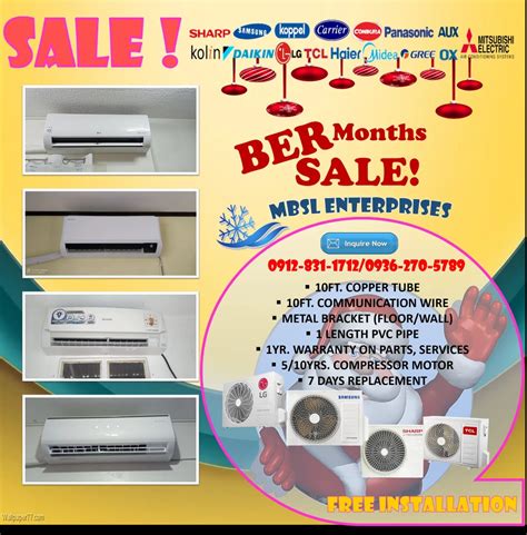 BER MONTHS AIRCON .